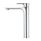 Solid Brass Chrome Tall Basin Mixer Tap Bathroom Basin Tap - NZHomeware