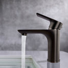Solid Brass Gunmetal Grey Basin Mixer Tap Bathroom Vanity Tap - NZHomeware
