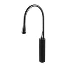 Solid Brass Matte Black 360° Swivel Spout Tall Basin Mixer Tap - NZHomeware