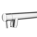 Spring Chrome Commercial Double Spout Kitchen/Laundry Sink Mixer Taps Swivel Kitchen Tapware - NZHomeware