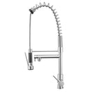Spring Chrome Commercial Double Spout Kitchen/Laundry Sink Mixer Taps Swivel Kitchen Tapware - NZHomeware
