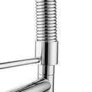 Spring Chrome Commercial Double Spout Kitchen/Laundry Sink Mixer Taps Swivel Kitchen Tapware - NZHomeware
