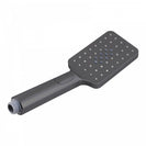 Square 3 Functions Gunmetal Grey Rainfall Hand Held Shower Head Only - NZHomeware