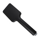 Square 3 Functions Matte Black Rainfall Hand Held Shower Head Only - NZHomeware