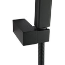 Square Black Handheld Shower With Water Spout & Mixer Diverter - NZHomeware