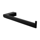 Square Brass Matt Black Towel Holder Towel Hook Wall Mounted - NZHomeware
