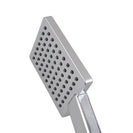 Square Chrome ABS Handheld Shower Head With Water Hose - NZHomeware