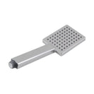 Square Chrome ABS Handheld Shower Head With Water Hose - NZHomeware