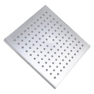 Square Chrome Rainfall Shower Head with Ceiling Mounted Shower Arm - NZHomeware