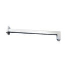 Square Chrome Stainless steel Wall Mounted Shower Arm 400mm - NZHomeware