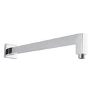 Square Chrome Stainless steel Wall Mounted Shower Arm 400mm - NZHomeware
