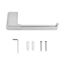 Square Chrome Toilet Paper Holder Wall Mounted - NZHomeware