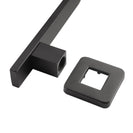 Square Nero Black Gooseneck Wall Shower Arm - NZHomeware