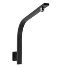 Square Nero Black Gooseneck Wall Shower Arm - NZHomeware