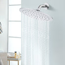 250mm 10 inch ABS Round Chrome Rainfall Shower Head - NZHomeware