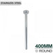 400mm Round Chrome Ceiling Shower Arm - NZHomeware