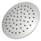 300mm Height Chrome Round Twin Shower Set Top Water Inlet - NZHomeware
