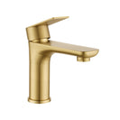 Stainless Steel Bathroom Sink Vanity Basin Mixer Tap Counter Top Faucet Gold - NZHomeware