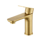 Stainless Steel Bathroom Sink Vanity Basin Mixer Tap Counter Top Faucet Gold - NZHomeware