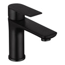 Stainless Steel Bathroom Sink Vanity Basin Mixer Tap Counter Top Faucet Matte Black - NZHomeware