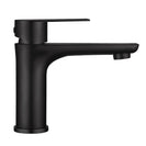 Stainless Steel Bathroom Sink Vanity Basin Mixer Tap Counter Top Faucet Matte Black - NZHomeware