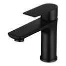 Stainless Steel Bathroom Sink Vanity Basin Mixer Tap Counter Top Faucet Matte Black - NZHomeware