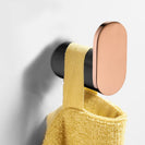 Stainless Steel Esperia Black & Rose Gold Robe Hook Wall Mounted - NZHomeware