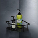 Stainless Steel Matte Black Shower Caddy Shelf - NZHomeware
