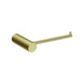 Stainless Steel Round Brushed Yellow Gold Toilet Paper Roll Holder Wall Mounted - NZHomeware