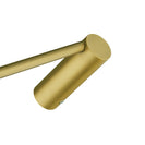 Stainless Steel Round Brushed Yellow Gold Toilet Paper Roll Holder Wall Mounted - NZHomeware