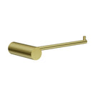 Stainless Steel Round Brushed Yellow Gold Toilet Paper Roll Holder Wall Mounted - NZHomeware