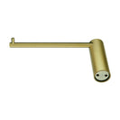 Stainless Steel Round Brushed Yellow Gold Toilet Paper Roll Holder Wall Mounted - NZHomeware