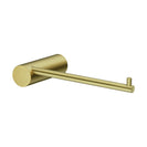 Stainless Steel Round Brushed Yellow Gold Toilet Paper Roll Holder Wall Mounted - NZHomeware