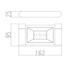 Stainless Steel Rumia Black Soap Dish Holder Wall Mounted - NZHomeware