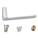 Stainless Steel Rumia Chrome Toilet Paper Holder Wall Mounted - NZHomeware