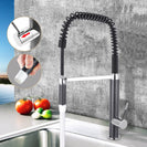 Tall Spring Pull Down Kitchen Sink Mixer Tap - NZHomeware