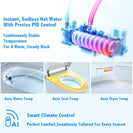 514x380mm Electric Intelligent Toilet Cover Seat with Auto Open/Close Lid and Instant Heating for toilet - NZHomeware