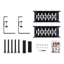Under Desk Cable Management Organiser Tray Cord Holder Storage Office Home Rack Black - NZHomeware