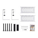 Under Desk Cable Management Organiser Tray Cord Holder Storage Office Home Rack White - NZHomeware