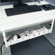 Under Desk Cable Management Organiser Tray Cord Holder Storage Office Home Rack White - NZHomeware