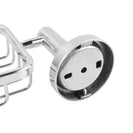 Wall Mounted Euro Pin Lever Round Chrome Soap Holder Stainless Steel - NZHomeware