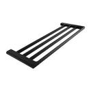 Wall Mounted Towel Shelf And Rail Combination Chrome For Hotel Bathroom Storage - NZHomeware