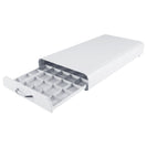 White Coffee Pod Capsules Storage Rack 50 Pods Holder Organizer Drawer Dispenser - NZHomeware