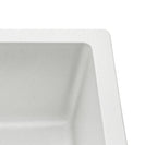 White Granite Quartz Stone Kitchen/Laundry Sink Single Bowl Top/Under Mount 422*422*203mm - NZHomeware