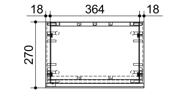 Yolo 400X250X850MM Plywood Floor Standing Vanity - Light Oak With Ceramic Top size guide 2
