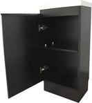 YOLO 400X250X850MM PLYWOOD FLOOR STANDING VANITY - BLACK WITH CERAMIC TOP - NZHomeware