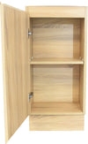 YOLO 400X250X850MM PLYWOOD FLOOR STANDING VANITY - LIGHT OAK WITH CERAMIC TOP - NZHomeware