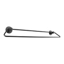 Zevi 600mm Self Adhesive Black Double Towel Rail Stainless Steel 304 Wall Mounted Drill Free - NZHomeware