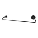 Zevi 600mm Self Adhesive Black Single Towel Rail Stainless Steel 304 Wall Mounted Drill Free - NZHomeware