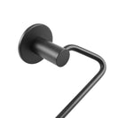 Zevi 600mm Self Adhesive Black Single Towel Rail Stainless Steel 304 Wall Mounted Drill Free - NZHomeware